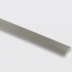 GoodHome Barre De Seuil|Barre De Seuil<Barre de seuil en aluminium décor argent foncé brossé 37 x 930 mm