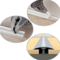 Cezar Barre De Seuil|Barre De Seuil<Barre de seuil en aluminium Chêne 37 X 1860 mm