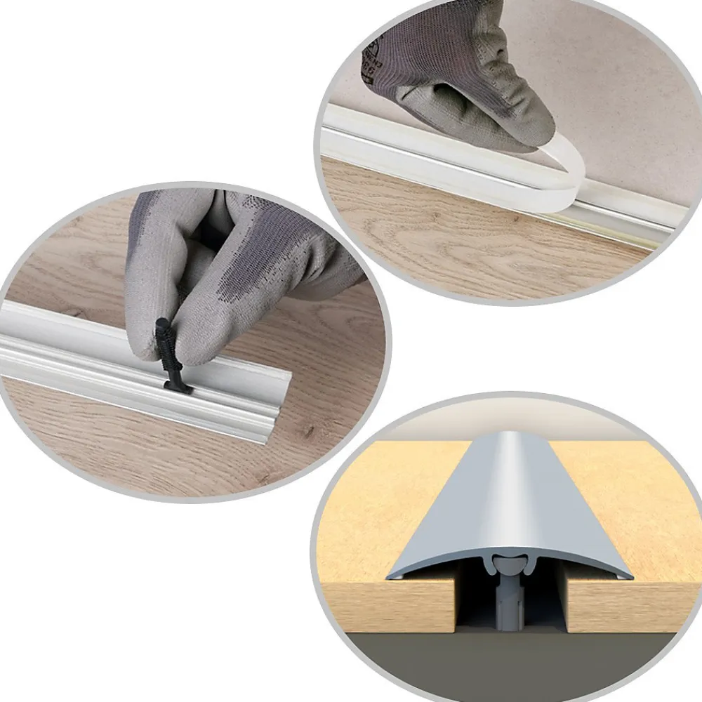 Cezar Barre De Seuil|Barre De Seuil<Barre de seuil en aluminium Chêne 37 X 1860 mm