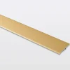 GoodHome Barre de seuil extra-plate en aluminium décor doré mat 37 x 930 mm- Barre De Seuil|Barre De Seuil