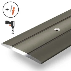 Floordirekt Barre de seuil Firm K132 Forme C 36 mm Longueur 90 cm Pré-percé Champagne -- Barre De Seuil|Barre De Seuil
