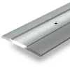 Floordirekt Barre de seuil Firm K132 Forme C 36 mm Longueur 90 cm Pré-percé Argent -- Barre De Seuil|Barre De Seuil