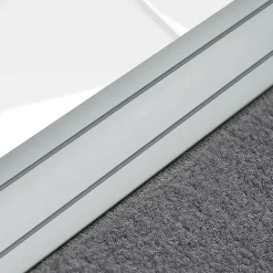 Floordirekt Barre de seuil Firm K132 Forme C 36 mm Longueur 90 cm Pré-percé Argent -- Barre De Seuil|Barre De Seuil