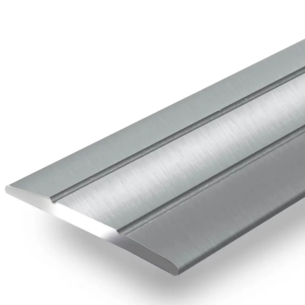 Floordirekt Barre de seuil Firm K132 Forme: C : 36 mm Longueur: 90 cm Autocollant Argent- Barre De Seuil|Barre De Seuil
