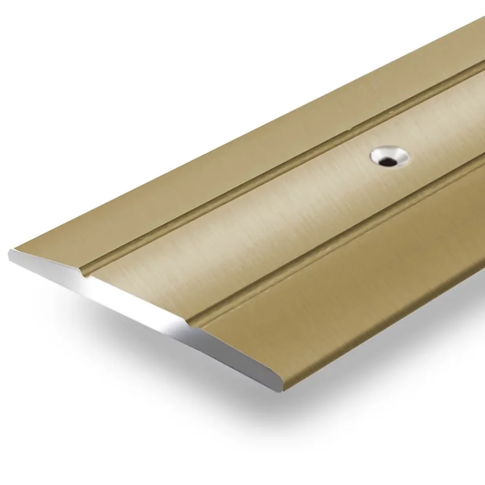 Floordirekt Barre de seuil Firm K132 Forme: C : 36 mm Longueur: 100 cm Pré-percé Or- Barre De Seuil|Barre De Seuil