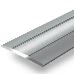 Floordirekt Barre de seuil Firm K132 Forme: C : 36 mm Longueur: 100 cm Autocollant Argent- Barre De Seuil|Barre De Seuil