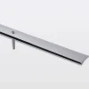 Barre De Seuil|Barre De Seuil<Barre de seuil incurvée en acier inoxydable décor chromé 30 x 830 mm