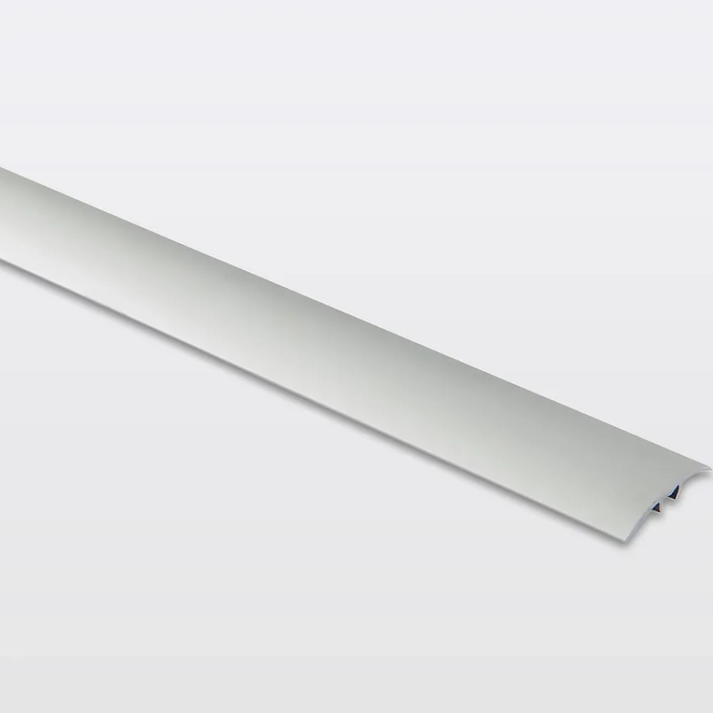 GoodHome Barre de seuil incurvée en aluminium décor métal mat 30 x 1 800 mm- Barre De Seuil|Barre De Seuil