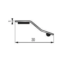 3M Barre de seuil multi niveaux adhésif inox 30 x 83 cm- Barre De Seuil|Barre De Seuil