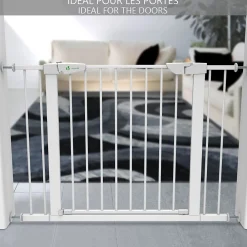 Vounot Barrière De Sécurité<Barriere de Securite porte et escalier 100-108cm blanc pour animaux