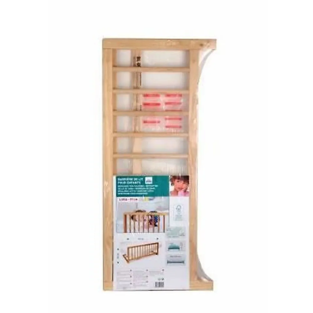 Nordlinger Pro Barrière De Sécurité<Barrière de lit bois naturel 90cm