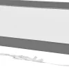 Giantex Barrière De Sécurité<Barrière de Lit pour Bébé Garde Corps de lit Système de Sécurité Ancrage Renforcé Gris