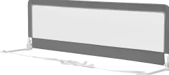 Giantex Barrière De Sécurité<Barrière de Lit pour Bébé Garde Corps de lit Système de Sécurité Ancrage Renforcé Gris
