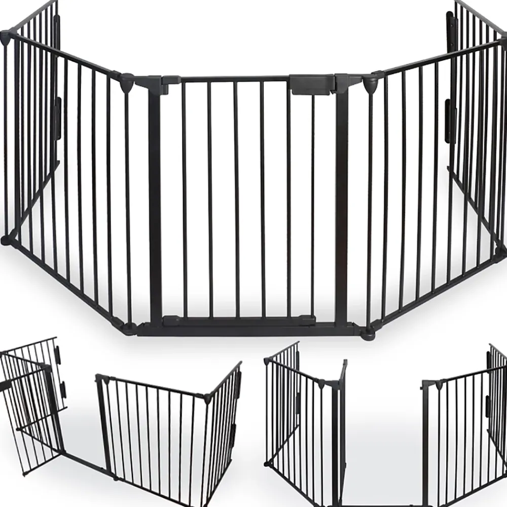 Facility'S Barrière de sécurité enfant, bébé, animaux - 3 mètres, 5 panneaux modulables et pliables- Barrière De Sécurité