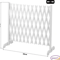 Facility'S Barrière De Sécurité<Barrière de Sécurité Extensible, 35 à 250 x 87 cm, Protection plastique, Rétractable, Animaux