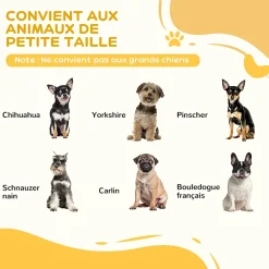 PawHut Barrière modulable pliable barrière de sécurité 154,5L x 61H cm MDF blanc- Barrière De Sécurité