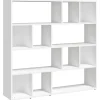 Vidaxl Bibliothèque/Cloison de séparation Blanc 105x24x102 cm- Cloison Amovible