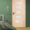 Lynporte Bloc Porte<Bloc porte 5 Vitrages HORIZON bois épicéa 2040 x 730 Gauche