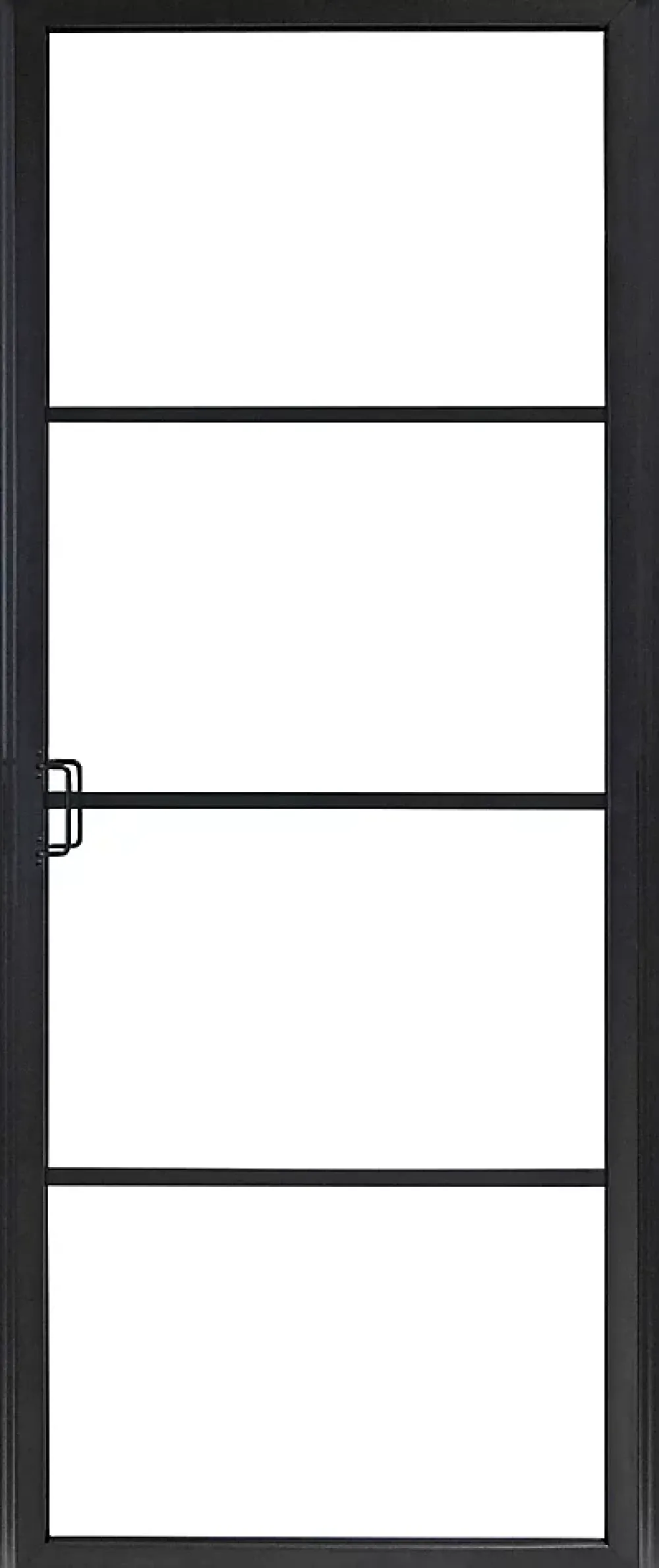 Bloc Porte<Bloc porte 4 vitrages poussant droit H 204 X L 83 cm