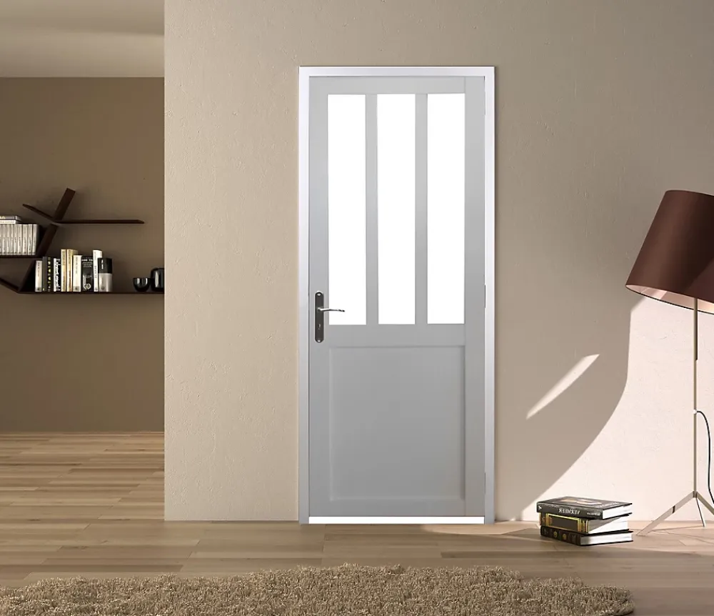 Gd Menuiseries Bloc Porte<Bloc Porte Atelier Blanc H204 X L83 Côte Tableau P.droite