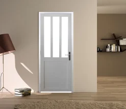 Gd Menuiseries Bloc Porte Atelier Blanc H204 X L73 Côte Tableau P.gauche- Bloc Porte