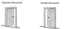 Gd Menuiseries Bloc Porte Atelier Blanc H204 X L83 Côte Tableau P.droite,poignee- Bloc Porte
