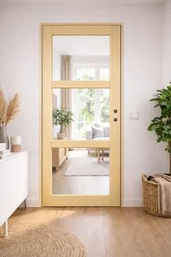 Gd Menuiseries Bloc Porte<Bloc Porte Ayous Vitrage Transparent H204 X L73 Côte Tableau P.gauche