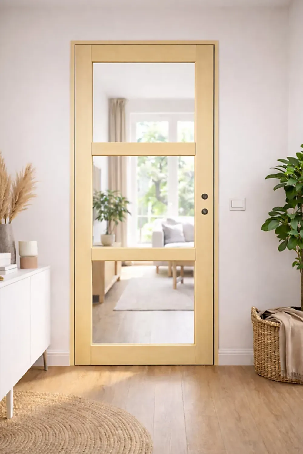 Gd Menuiseries Bloc Porte<Bloc Porte Ayous Vitrage Transparent H204 X L73 Côte Tableau P.gauche
