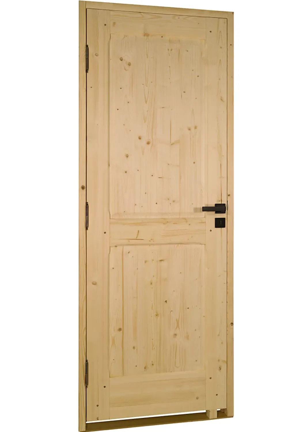 Lynporte Bloc porte bois épicéa ANDROMEDA 2 panneaux 730 droit- Bloc Porte