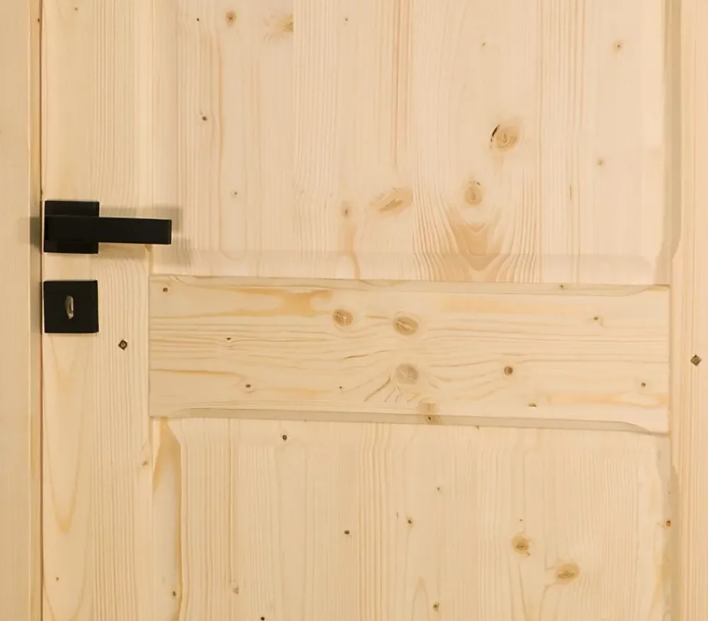 Lynporte Bloc Porte<Bloc porte bois épicéa ANDROMEDA 2 panneaux 830 droit