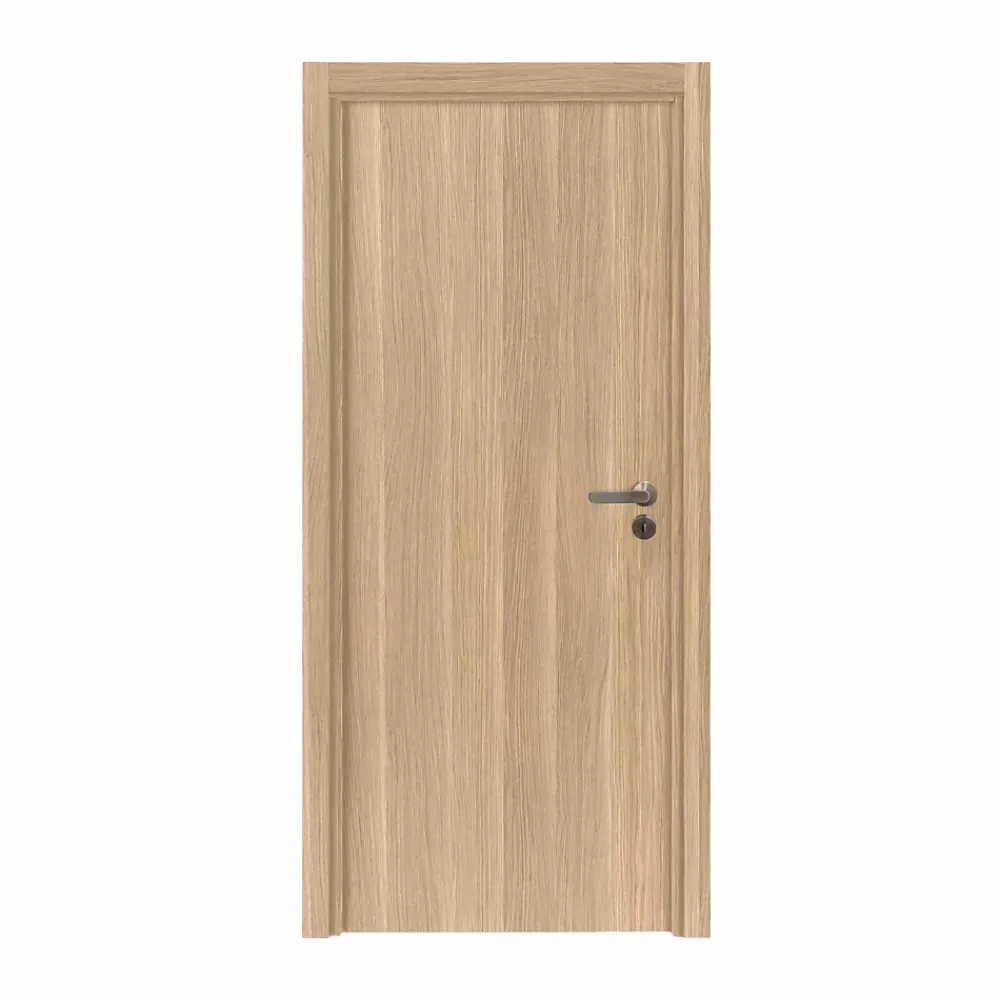 Reivilo Bloc porte fin de chantier Matild, chêne brut, réversible, H.204 x l.73 cm- Bloc Porte