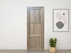 Gd Menuiseries Bloc Porte Frake 3 Panneaux H204 X L73 Côte Tableau P.gauche- Bloc Porte