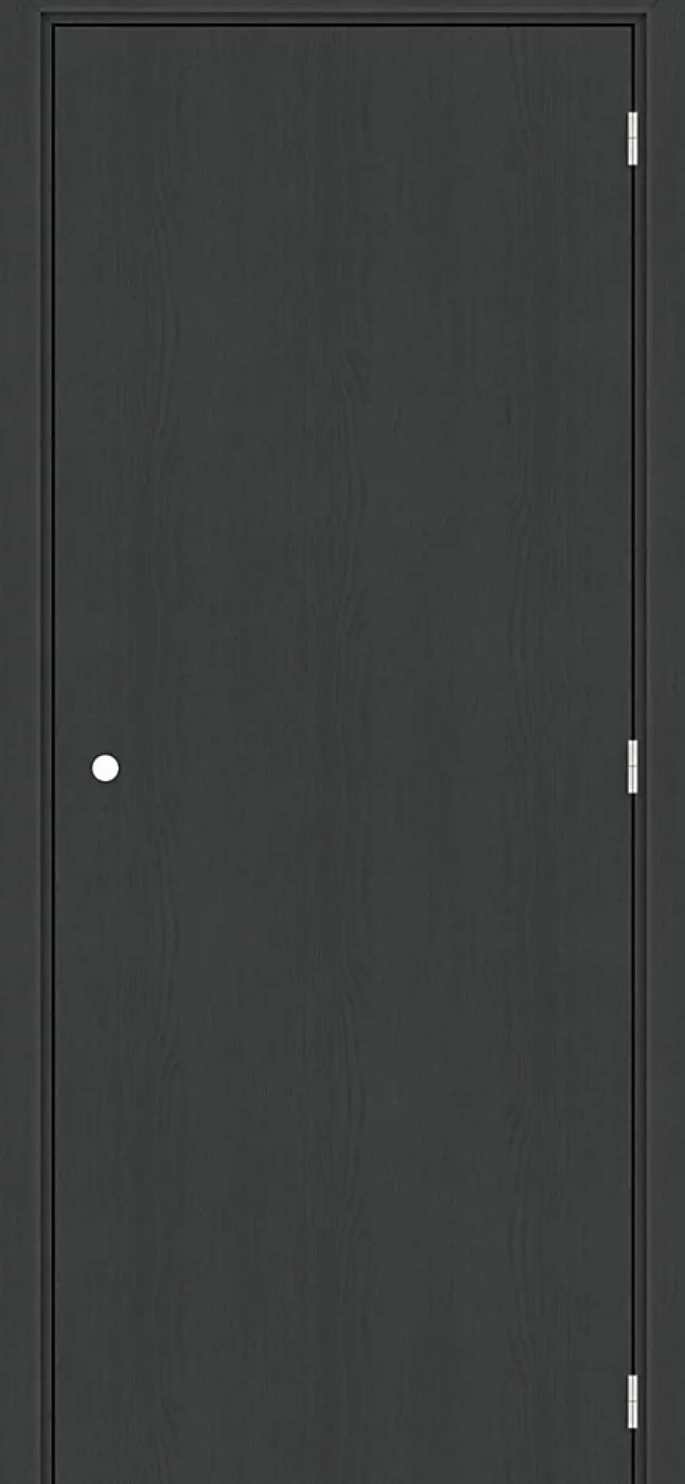 Gd Menuiseries Bloc Porte Grey Oak H204 X L83 Côte Tableau P.gauche- Bloc Porte
