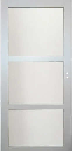 Gd Menuiseries Bloc Porte Greyria Gris Ral7035 Vitrée H204 X L83 Côte Tableau P.gauche- Bloc Porte