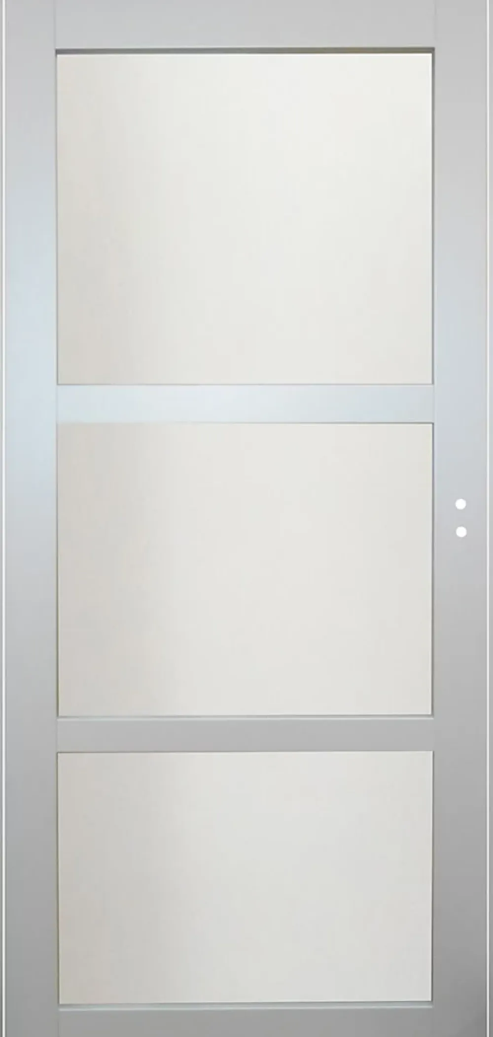 Gd Menuiseries Bloc Porte Greyria Gris Ral7035 Vitrée H204 X L83 Côte Tableau P.gauche- Bloc Porte