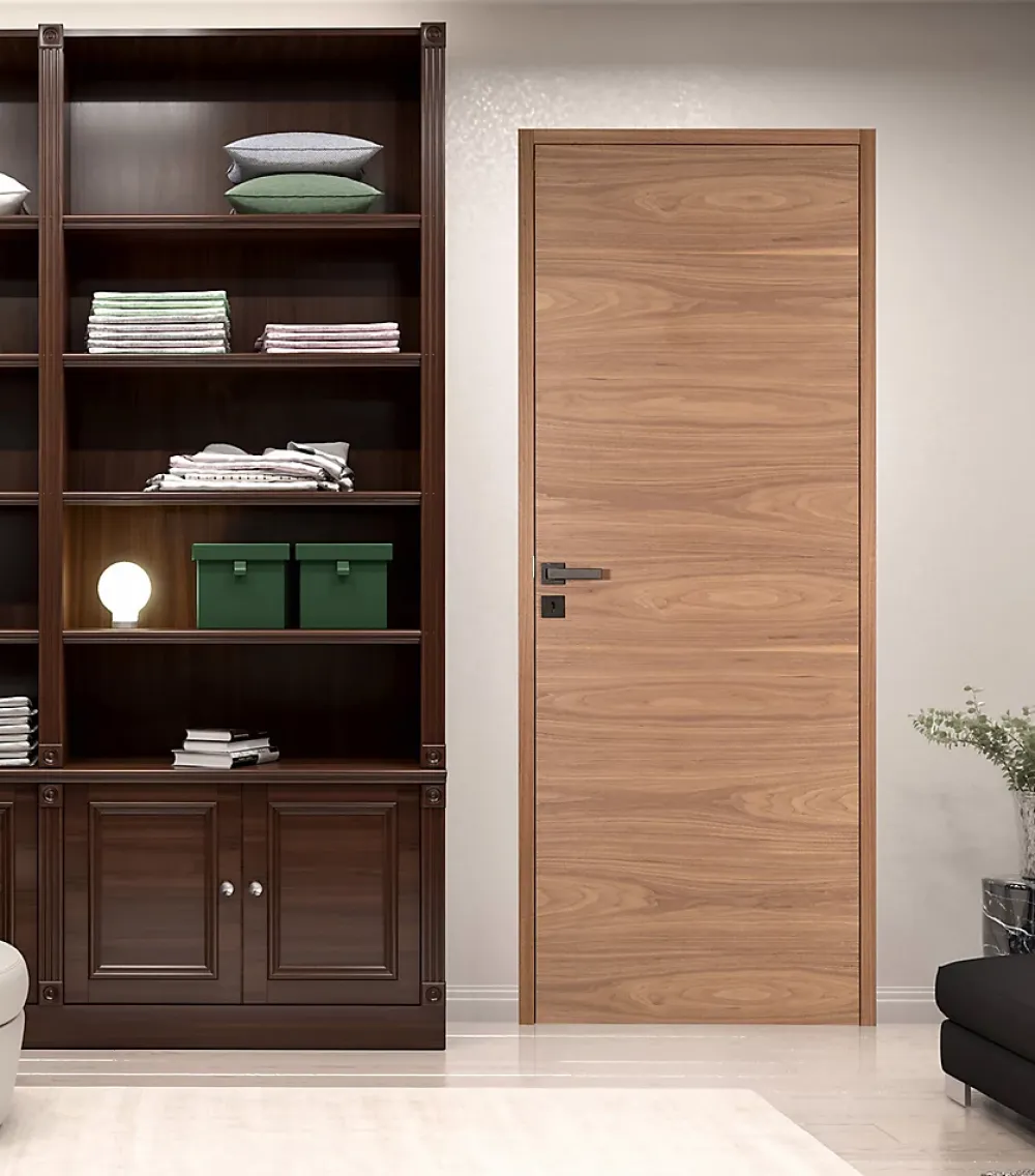 Lynporte Bloc Porte<Bloc porte isoplane INDUS bois noyer 2040 x 630 droite