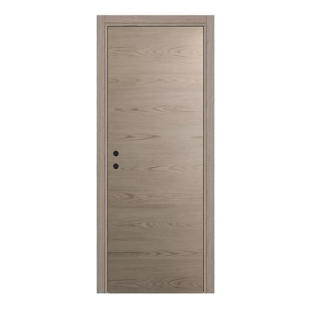 Optimum Bloc Porte isotherme PREMIUM Noisette - Poussant droit et ajustable - L830mm- Bloc Porte