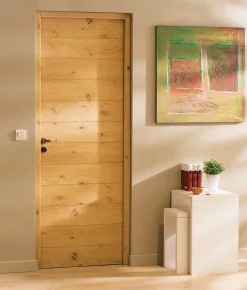 Lynporte Bloc Porte<Bloc Porte NOE bois chêne européen 2040 mm x 830 mm droit en huisserie de 92