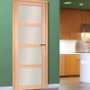 Lynporte Bloc porte NOVA2 4 Vitrages bois hêtre 830 gauche- Bloc Porte