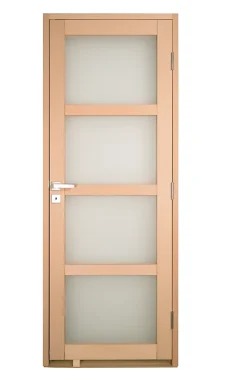 Lynporte Bloc porte NOVA2 4 Vitrages bois hêtre 830 gauche- Bloc Porte