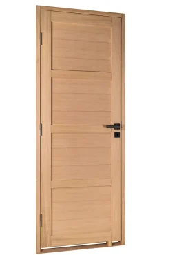 Lynporte Bloc Porte<Bloc porte PARIS 4 Panneaux bois chene 2040x830 Droite
