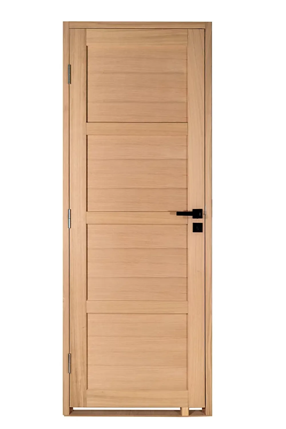 Lynporte Bloc porte PARIS 4 Panneaux bois chene 2040x830 Gauche- Bloc Porte