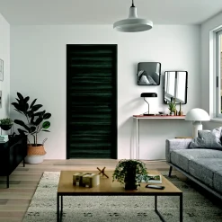 Optimum Bloc Porte<Bloc Porte Reversible Milano2 chêne gris foncé H. 204 X 83 X 4 Cm