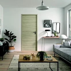 Optimum Bloc Porte<Bloc Porte Reversible Verone2 coloris chêne Taupe H. 204 x 83 x 4 Cm