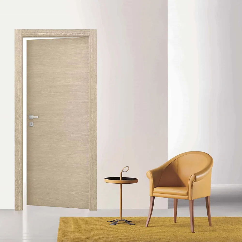 Bloc Porte<Bloc-porte Alexia bois naturel H.204 x l.83 cm, poussant droit