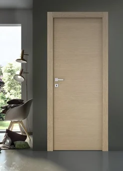Bloc Porte<Bloc-porte Alexia bois naturel H.204 x l.83 cm, poussant droit