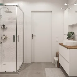 Bloc-porte Alpille blanc H.204 x l.73 cm, réversible- Bloc Porte