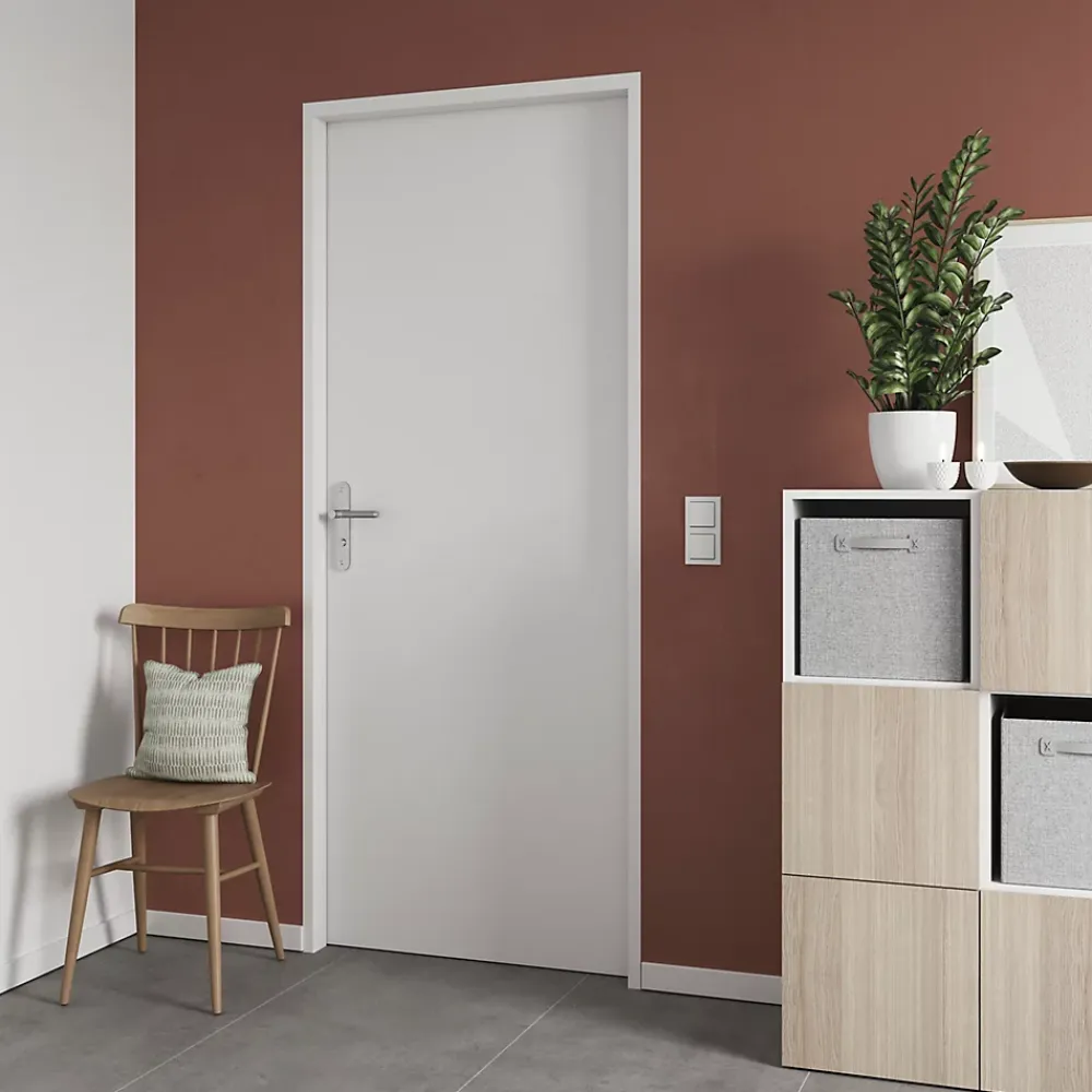 Bloc-porte Alpille blanc H.204 x l.73 cm, réversible- Bloc Porte