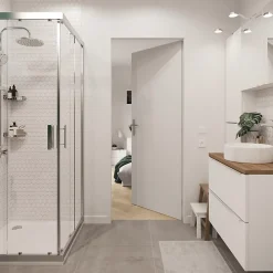 Bloc-porte Alpille blanc H.204 x l.73 cm, réversible- Bloc Porte