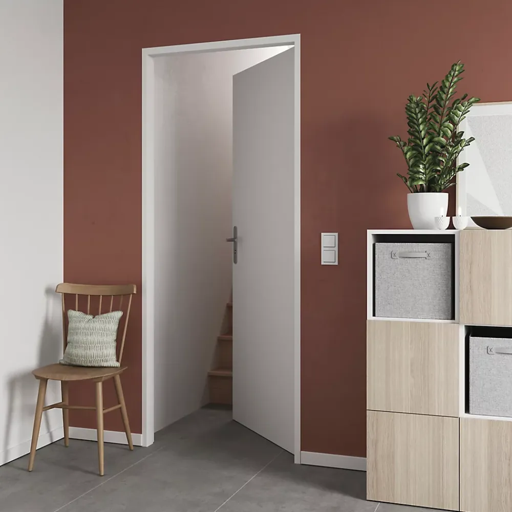 Bloc-porte Alpille blanc H.204 x l.73 cm, réversible- Bloc Porte